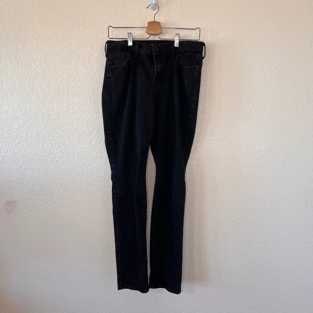 Old Navy Women's Pop Icon Skinny Jeans - Size 8 Long, Black, Good Condition